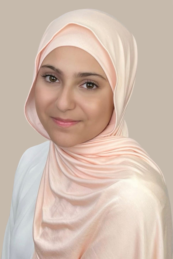 Modish Girl Premium Jersey Hijab-Pearl