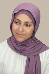 Modish Girl Premium Jersey Hijab-Mauve Taupe