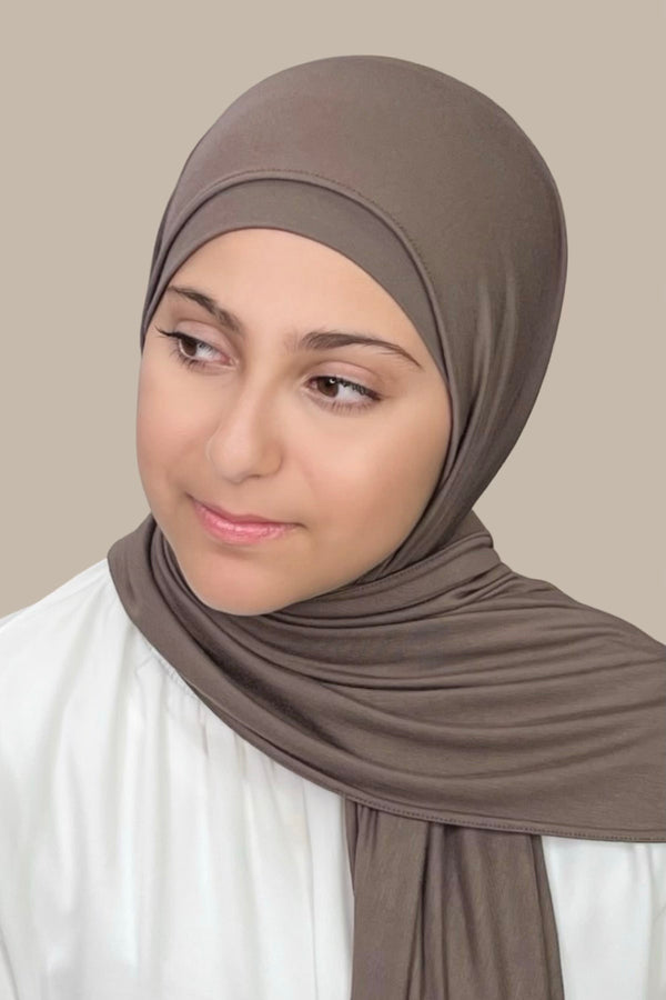 Modish Girl Premium Jersey Hijab-Hazel