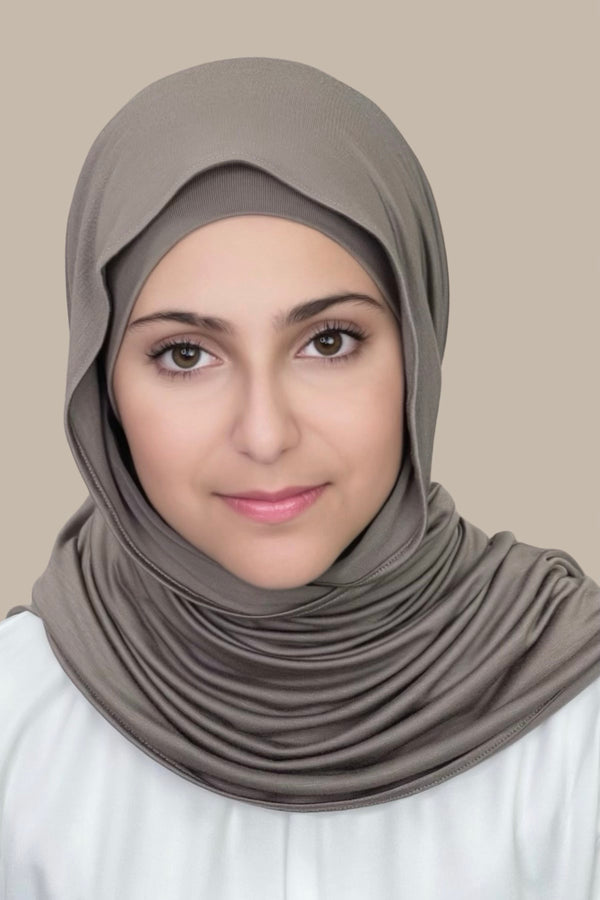 Modish Girl Premium Jersey Hijab-Sandstone