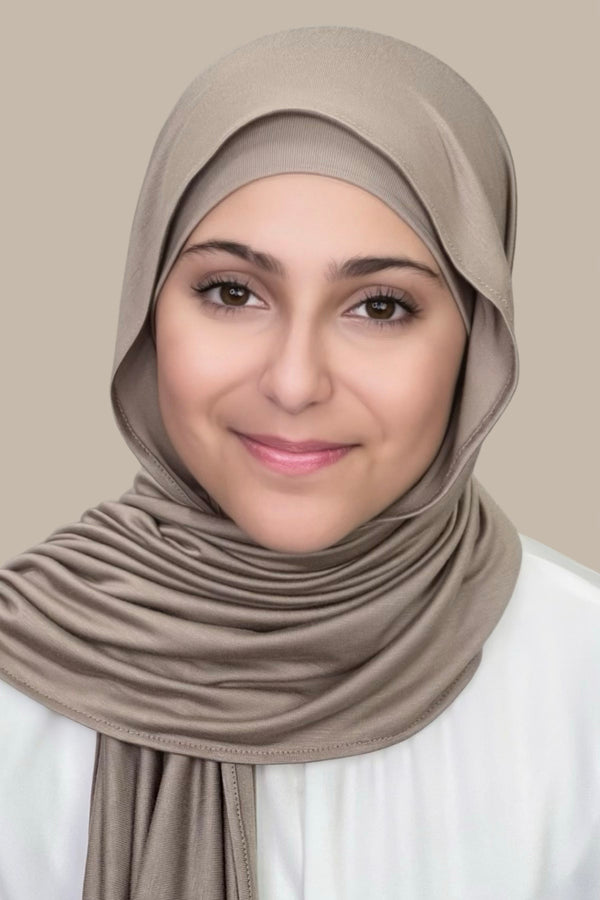 Modish Girl Premium Jersey hijab-Desert