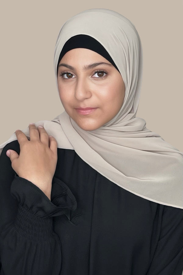 Modish Girl Luxury Chiffon Hijab-Desert