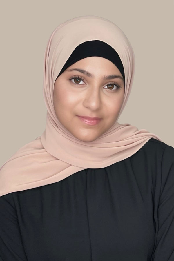 Modish Girl Luxury Chiffon Hijab-Warm Taupe