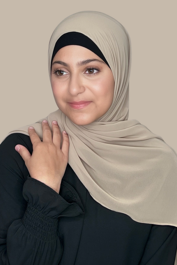Modish Girl Luxury Chiffon Hijab-Oak
