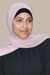 Modish Girl Luxury Chiffon Hijab-Barely Pink