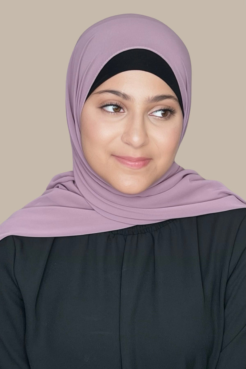 Modish Girl Luxury Chiffon Hijab-Rose Taupe