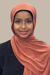 Classic Jersey hijab-Rust