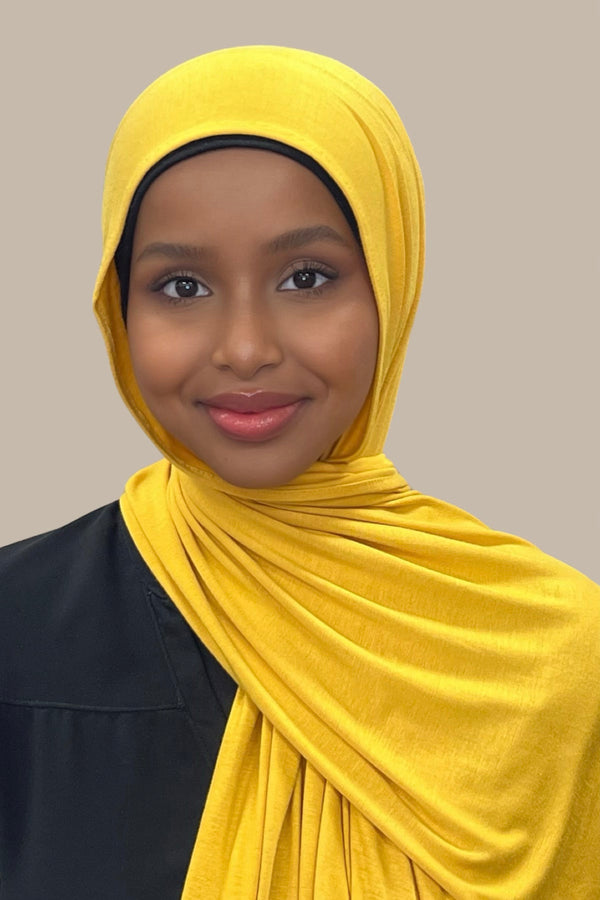 Classic Jersey Hijab-Mustard