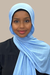 Classic Jersey Hijab-Baby Blue