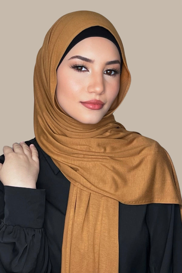 Classic Jersey Hijab-Goldenrod