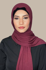 Classic Jersey Hijab-Plum