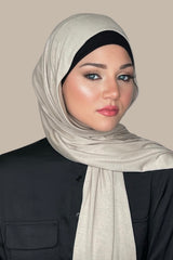 Classic Jersey Hijab-Sandstone