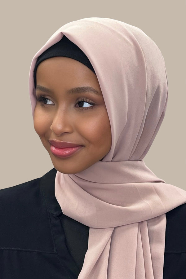 Classic Chiffon Hijab-Blush