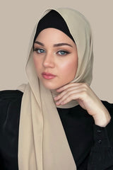Classic Chiffon Hijab-Camel