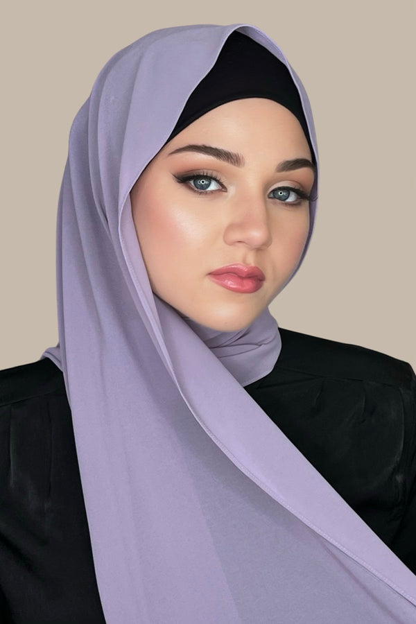Classic Chiffon Hijab-Lavender