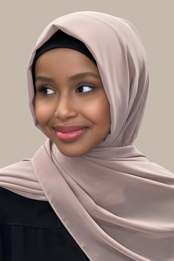 Luxury Chiffon Hijab-Cedar