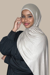 Pre-Sewn Jersey Hijab-Vanilla