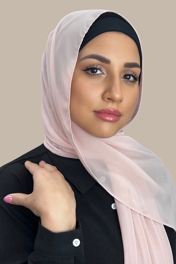 Luxury Chiffon Hijab-Pearl