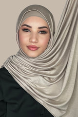 Premium Jersey Hijab-Vanilla
