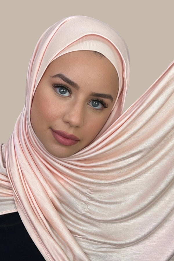 Premium Jersey Hijab-Pearl