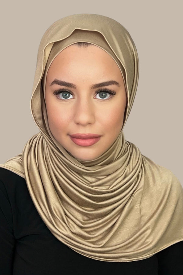 Premium Jersey Hijab-Oak