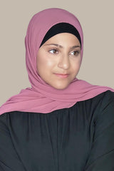 Modish Girl Luxury Chiffon Hijab-Pale Rose
