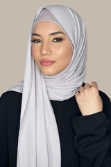 Matching Chiffon Hijab Set-Misty Lilac