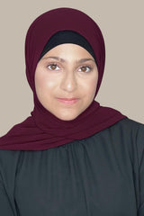 Modish Girl Luxury Chiffon Hijab-Mahogany