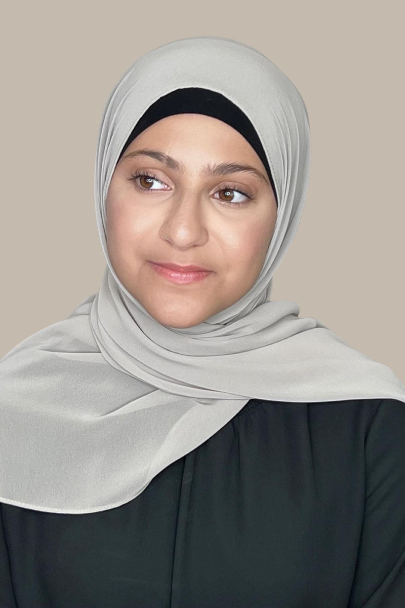 Modish Girl Luxury Chiffon Hijab-Taupe