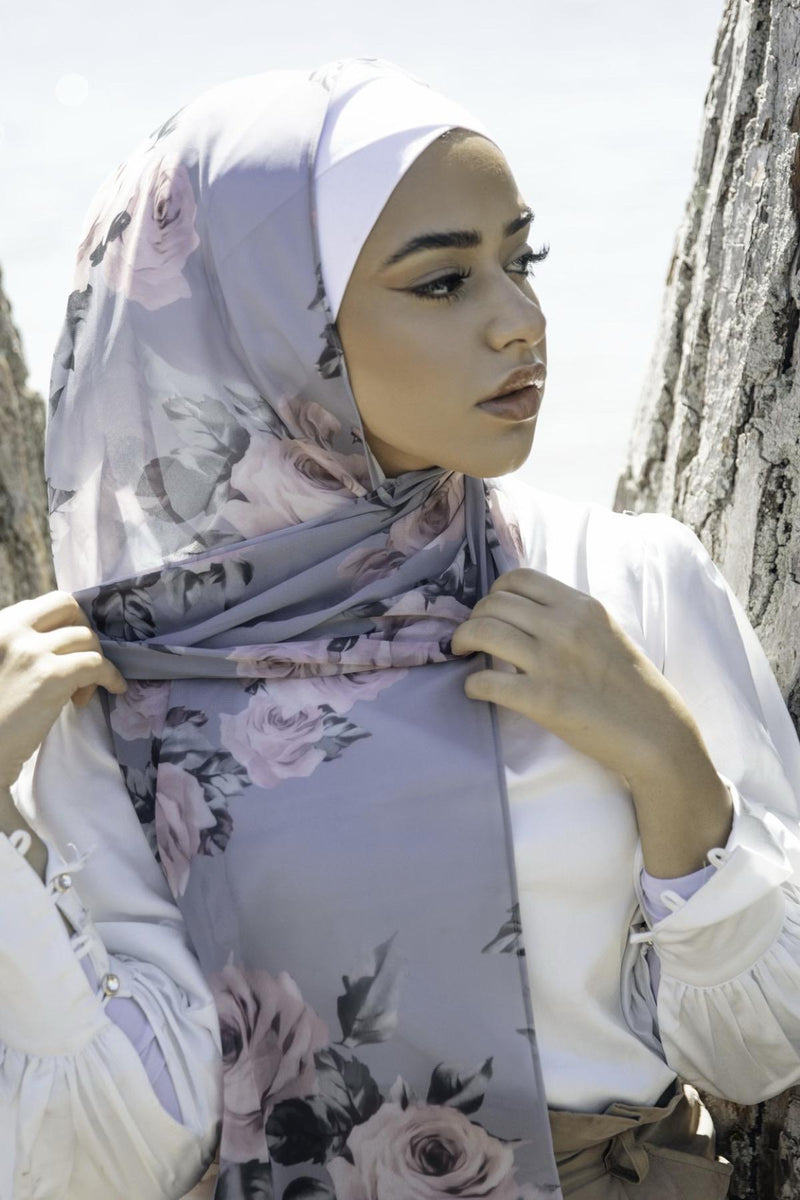 Radiant Rosette Hijab
