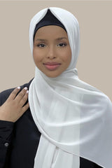 Classic Chiffon Hijab-Lunar Rock