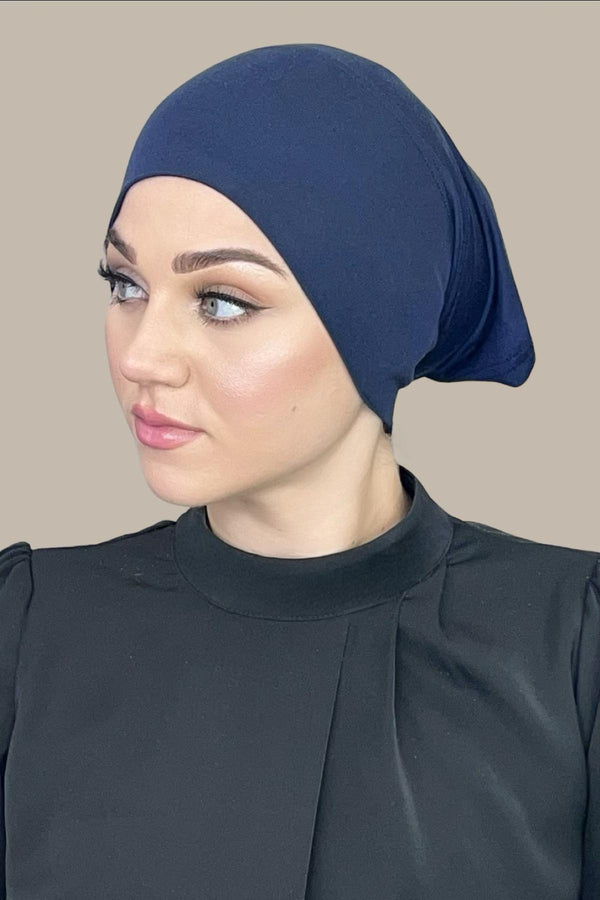 Premium Jersey Underscarf-Navy