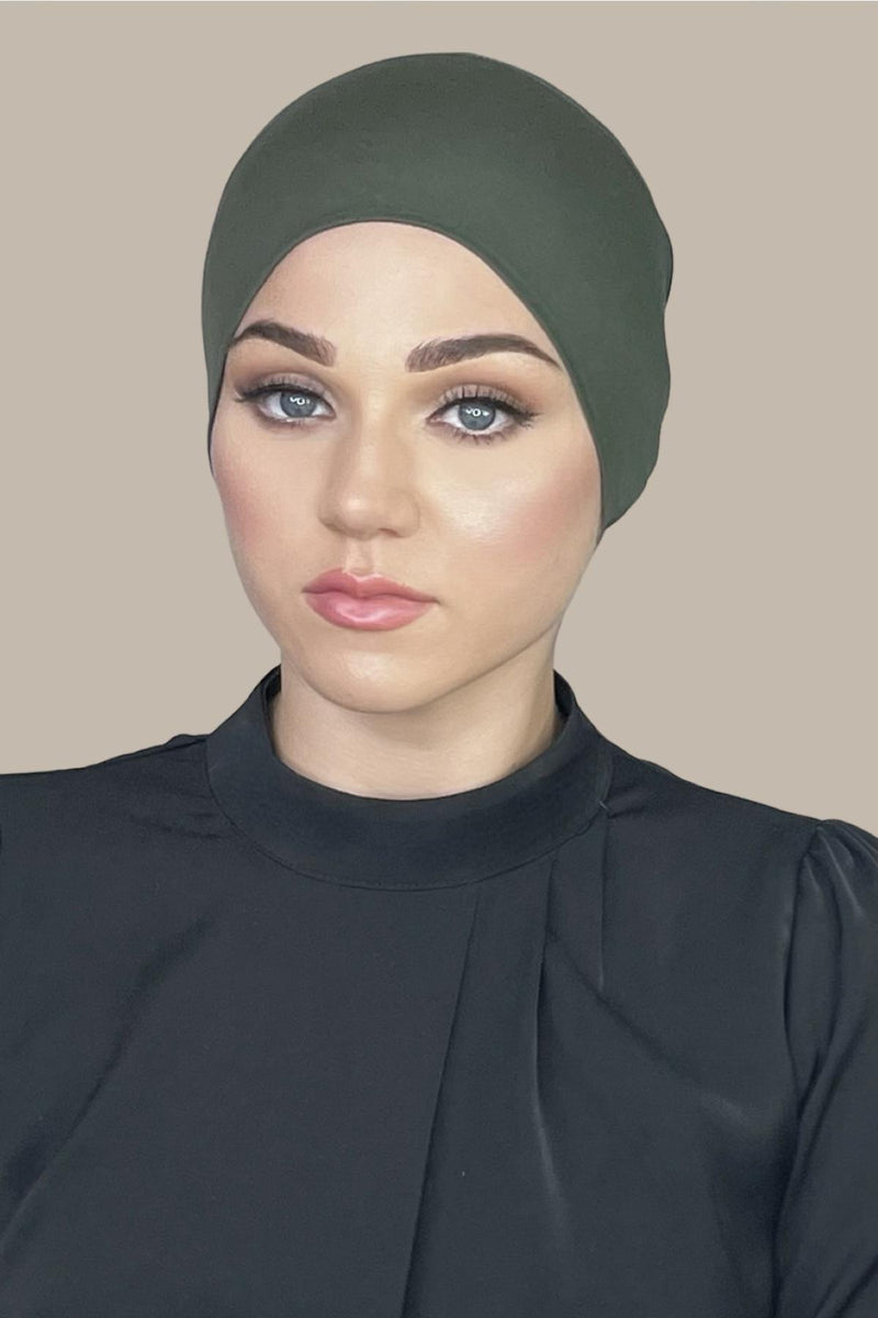Premium Jersey UnderScarf-Army Green
