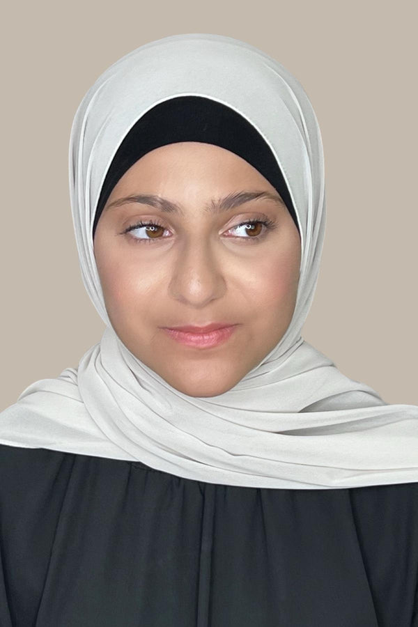 Modish Girl Luxury Chiffon Hijab-Ivory