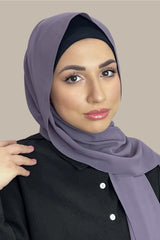 Classic Chiffon Hijab-Old Lavender