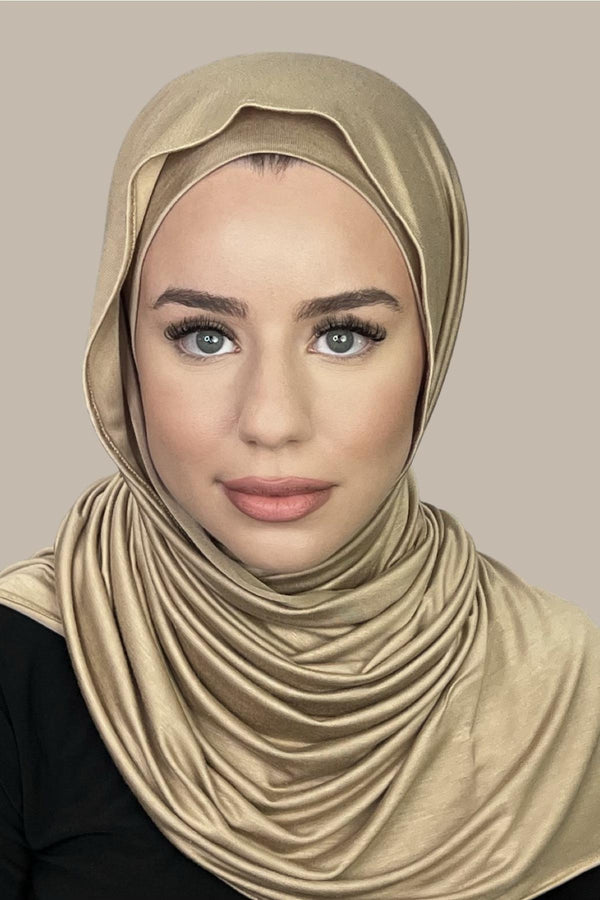 Premium Jersey Hijab-Oak