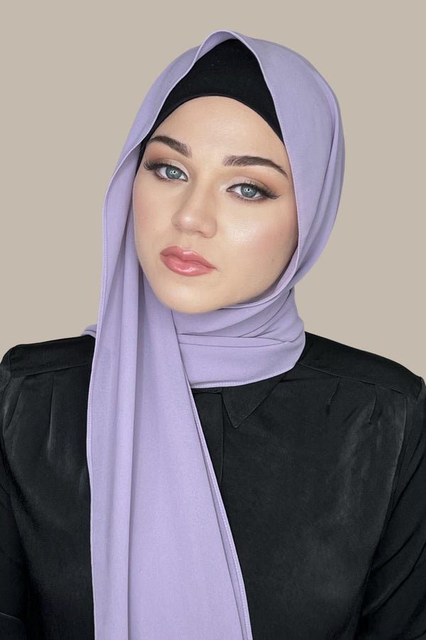 Classic Chiffon Hijab-Lavender