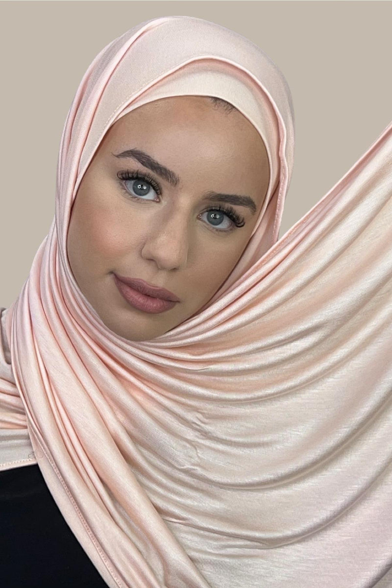 Premium Jersey Hijab-Pearl