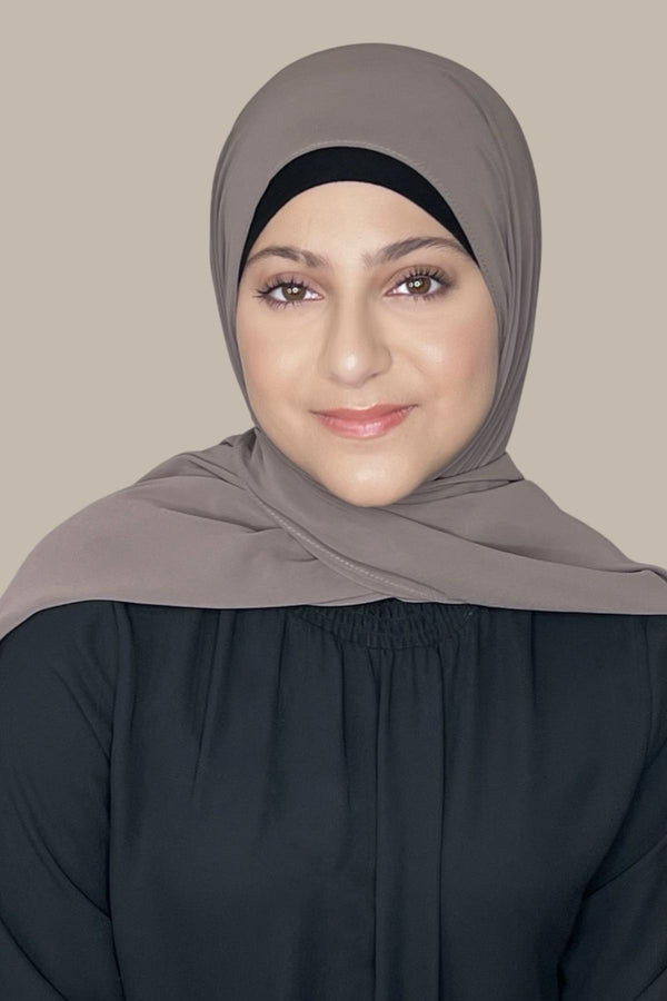Modish Girl Luxury Chiffon Hijab-Sandstone