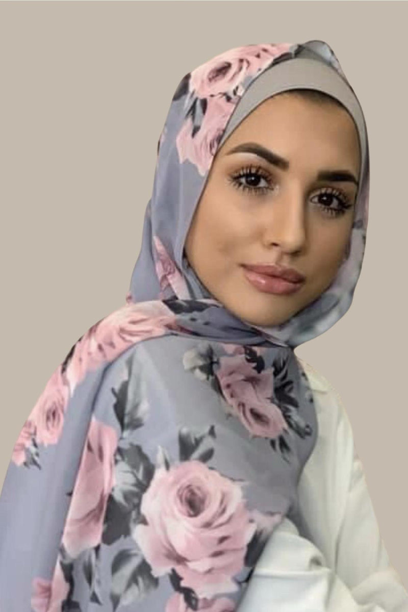 Radiant Rosette Hijab