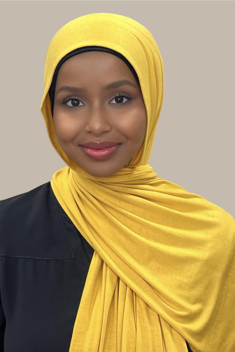 Classic Jersey Hijab-Mustard