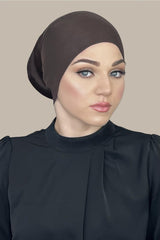 Premium Jersey UnderScarf-Chocolate Brown