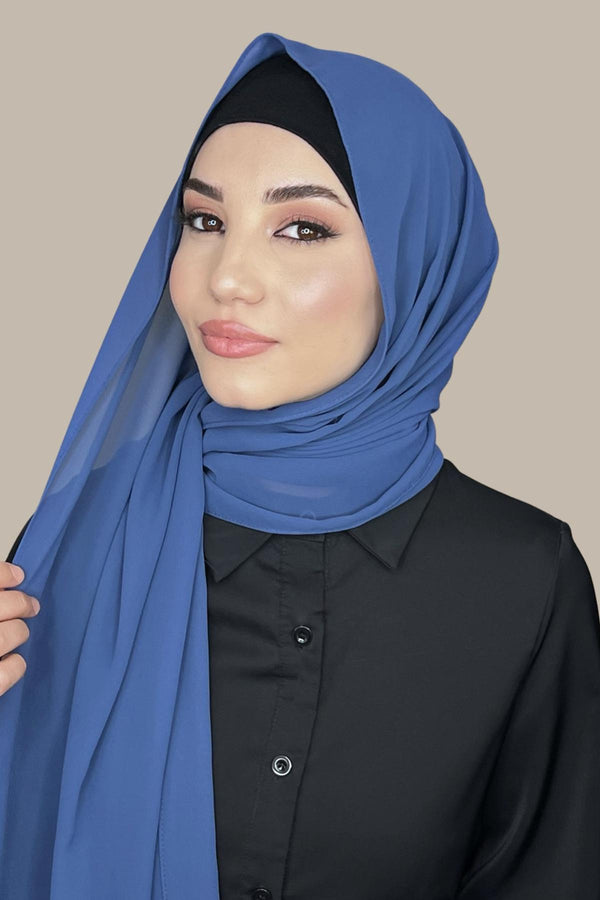 Luxury Chiffon Hijab-Spruce