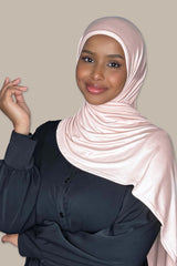 Pre-Sewn Jersey Hijab-Pearl