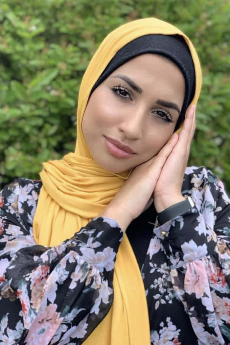 Classic Jersey Hijab-Mustard