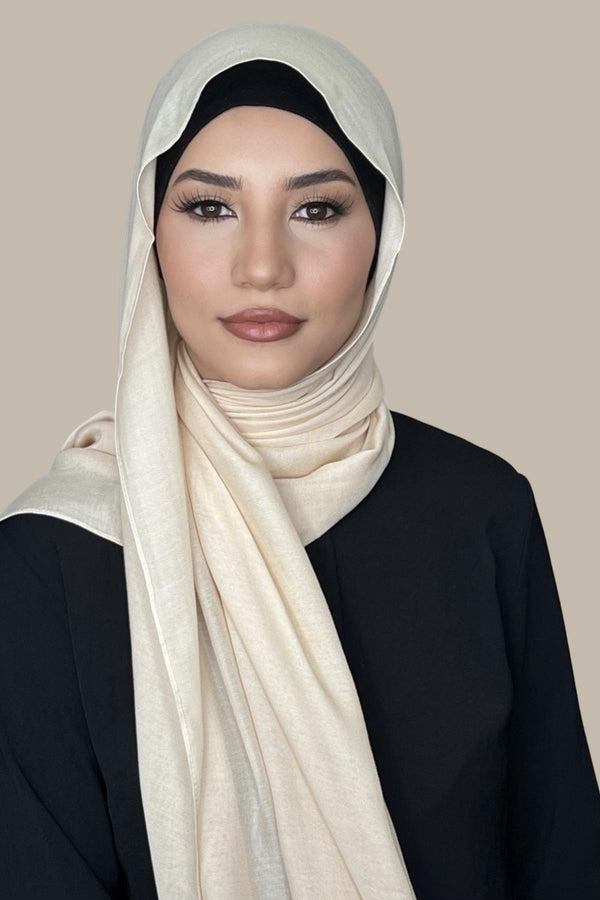 Cotton Modal Hijab-Sugar Cookie