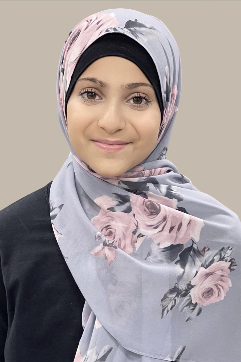 Modish Girl Hijab-Radiant Rosette