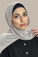 Luxury Chiffon Hijab-Taupe