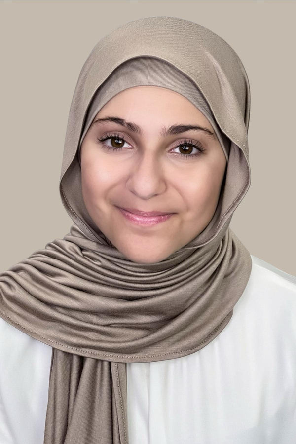 Modish Girl Premium Jersey hijab-Desert