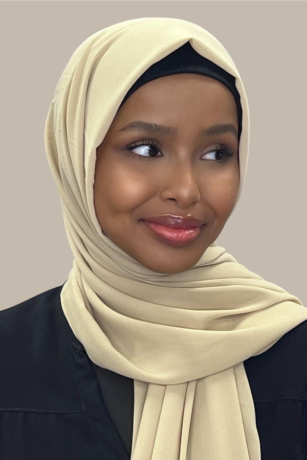 Classic Chiffon Hijab-Linen